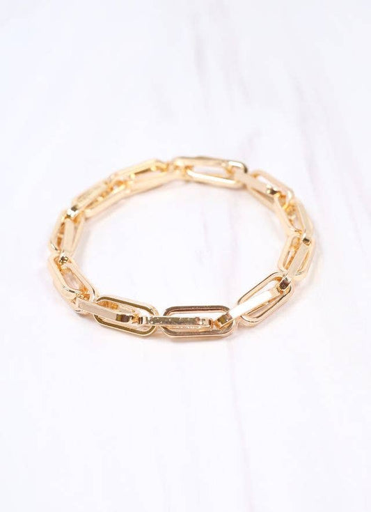 Rabson Link Stretch Bracelet GOLD