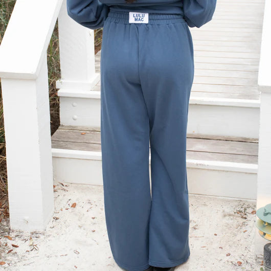 Terry Cloth Pants - Navy