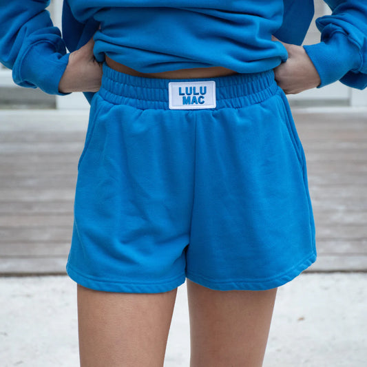 Terry Cloth Shorts - Bright Blue