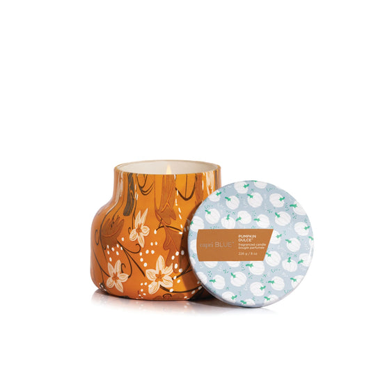 Pumpkin Dulce Holiday Pattern Play Petite Candle, 8 oz