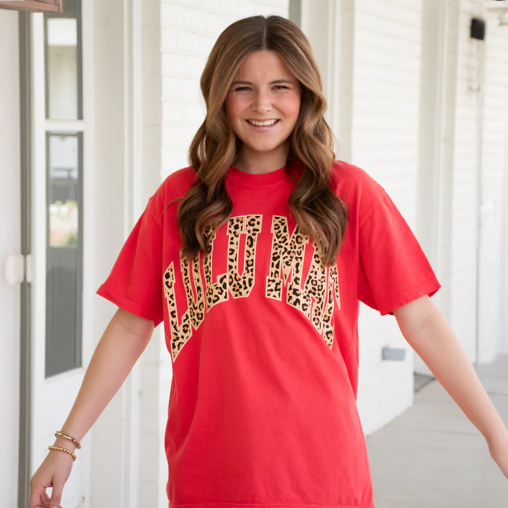 Leopard LM Tee - Paprika