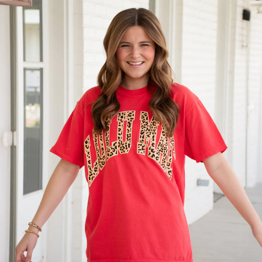 Leopard LM Tee - Paprika