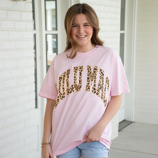 Leopard LM Tee - Blossom