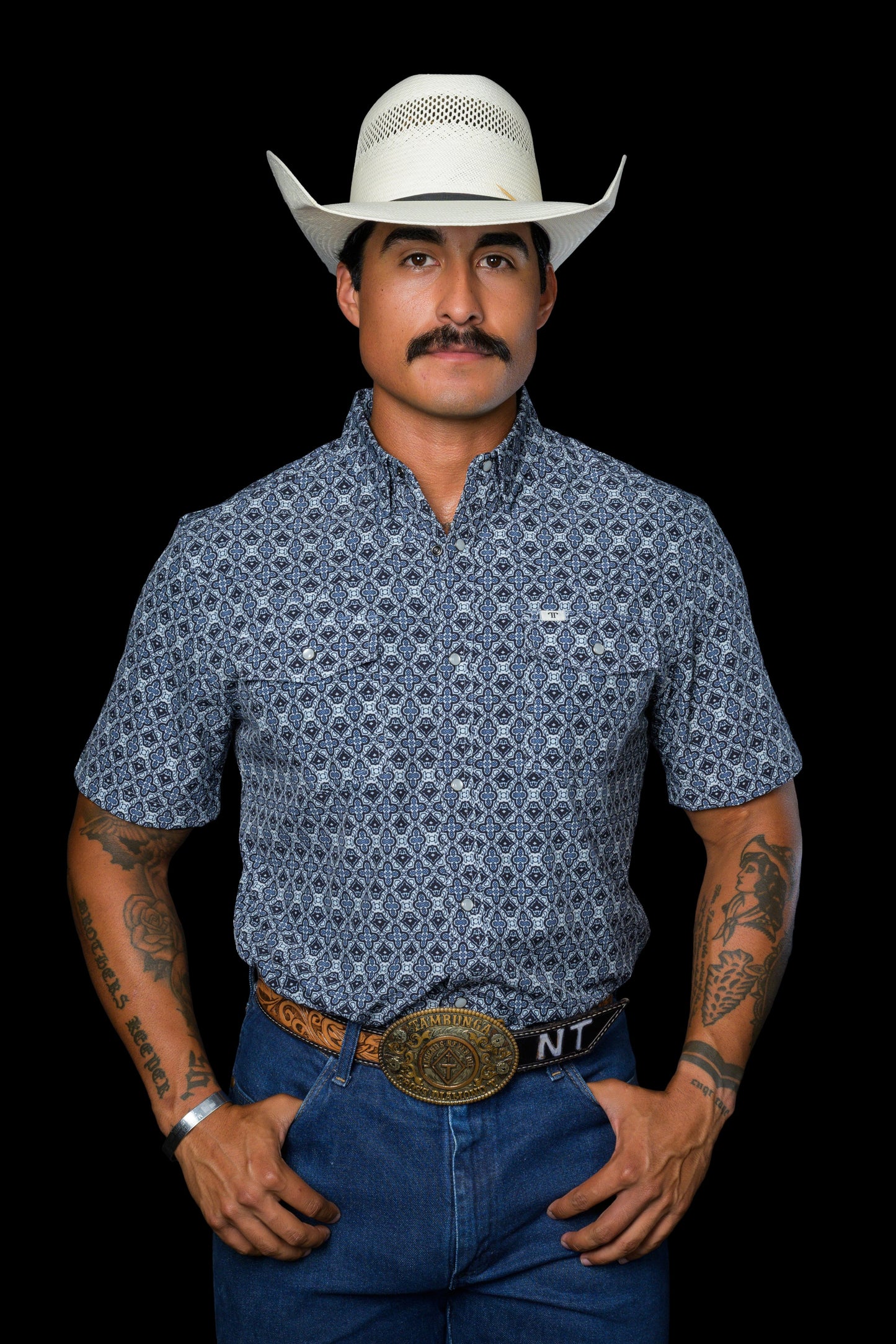 The Connor SS Snap - Blue