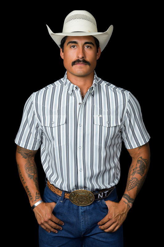 The Jake SS Snap - White
