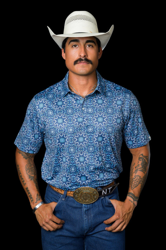 The Bennett Polo - Blue
