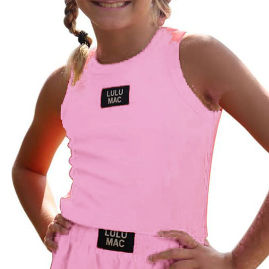 LM Light Pink Tank - YOUTH