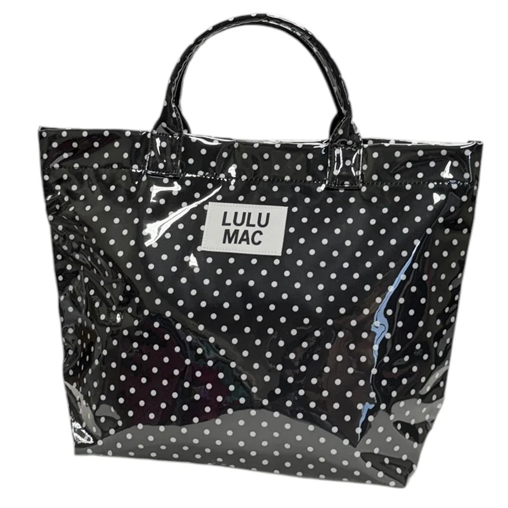 Black/White Dot Tote