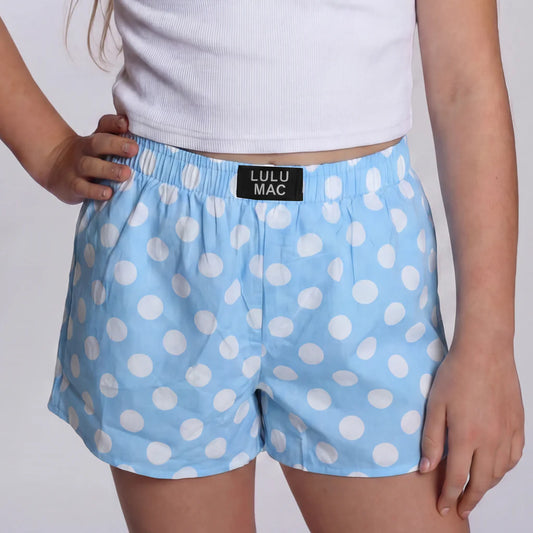 Youth LM Dot Shorts - Light Blue